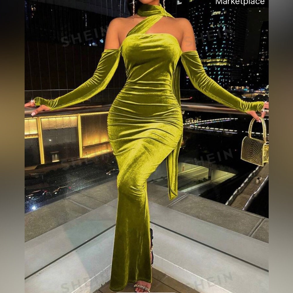 Green dress
